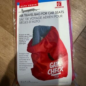 Red Gate Check Bag for Car Seats